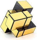 D Eternal  2x2x2 Gold  Mirror High Speed Magic Puzzle Cube