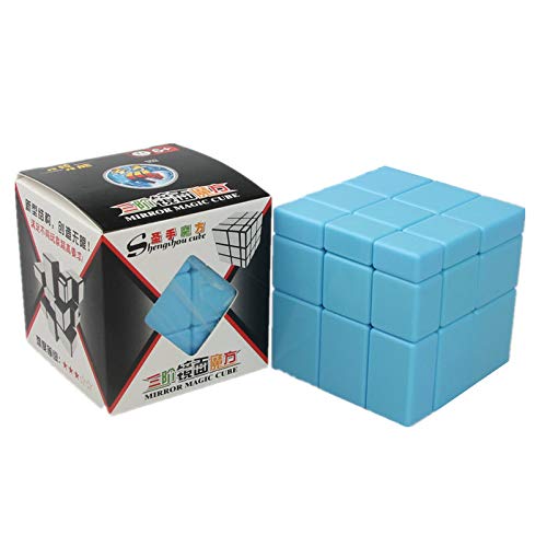 D ETERNAL Sengso 3x3 Blue  Mirror Speed Magic Puzzle Cube