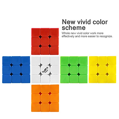 D ETERNAL QiYi MoFangGe The Valk 3 Power 3x3x3 Stickerless Magic Cube 3X3 Professional Speed Cube
