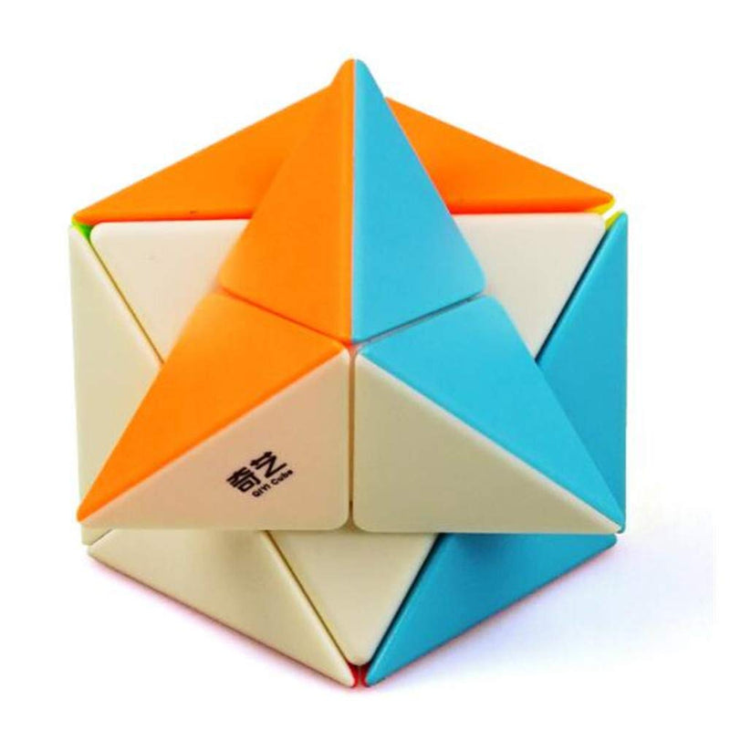 D ETERNAL QiYi 8 Axis X Magic Cube Dino Skewb Irregular Puzzle Cube