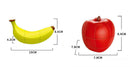 D ETERNAL Fruit Shape Stickerless Cube Combo Set of Apple Cube and Banana Cube Magic Puzzle Toy