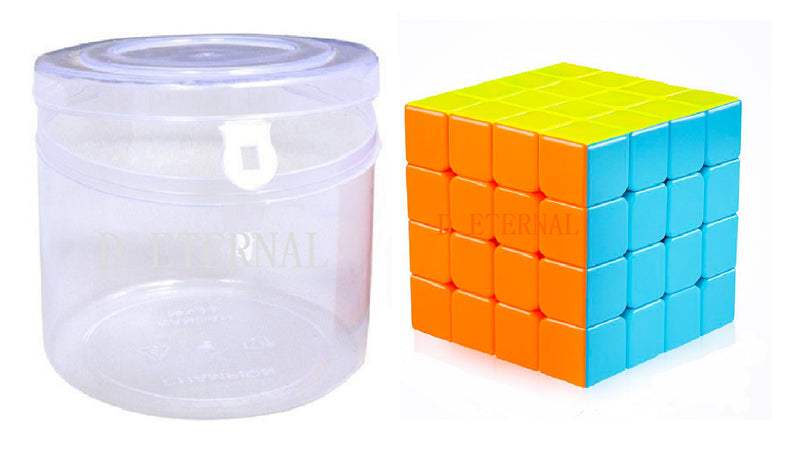 D ETERNAL Magic Cube 4x4 High Speed Stickerless Cube Puzzle Toys
