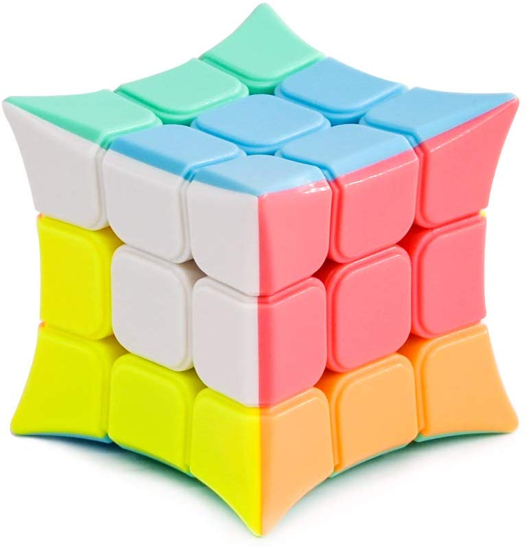 D ETERNAL YJ Golden Horn Concave Design 3x3x3 Stickerless Puzzle Cube