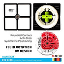 D ETERNAL Qiyi Qidi 2x2 High Speed Puzzle Cube,Black