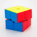 D ETERNAL MoYu Speed Cube Combo Set of 2X2 and 3x3 High Speed Stickerless Cube