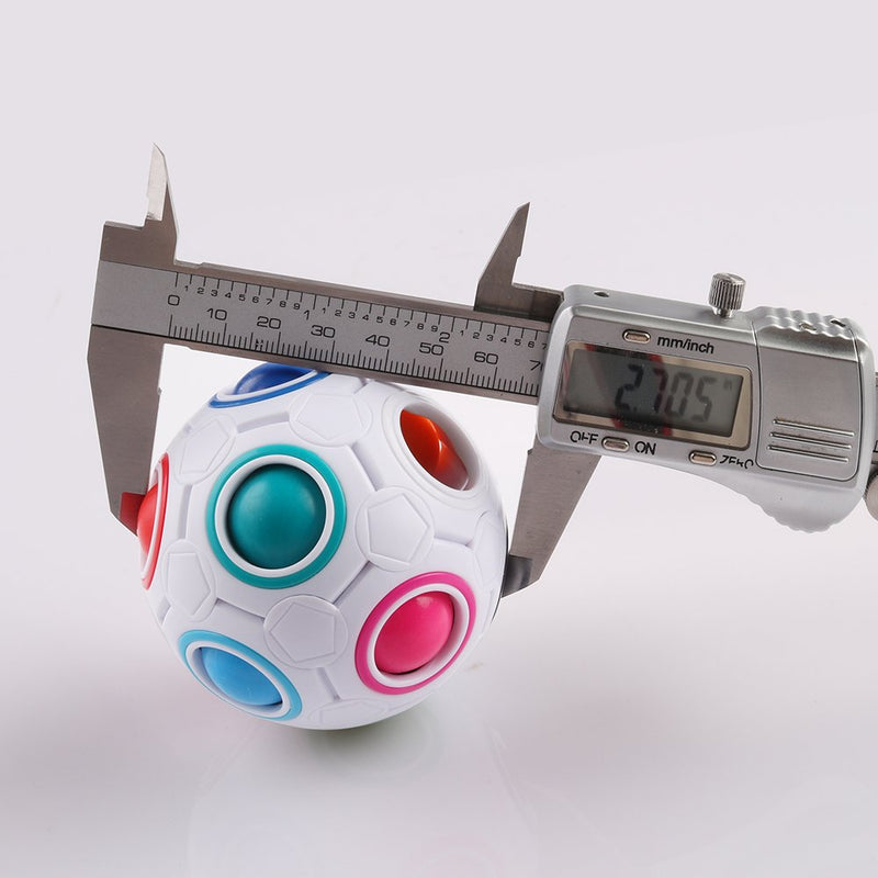 D ETERNAL  Magic Rainbow Ball Goti Fidget brainteaser Toy Puzzle Cube