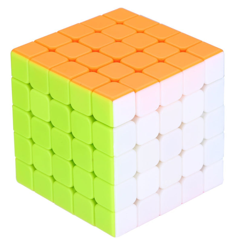 D ETERNAL Magic Cube 5x5 High Speed Stickerless Cube Puzzle Game Toys
