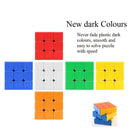 D ETERNAL Cube Combo Set of 3x3x3 and Pyraminx Pyramid Triangle High Speed Stickerless Puzzle Cube