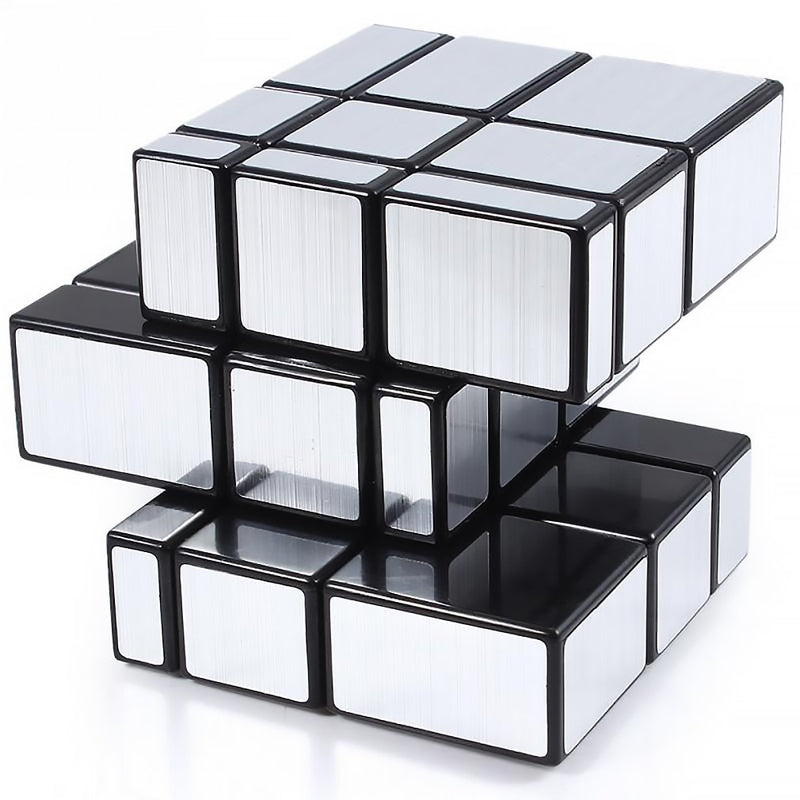 D ETERNAL Silver Mirror Cube 3x3x3 Cube High Speed Cube
