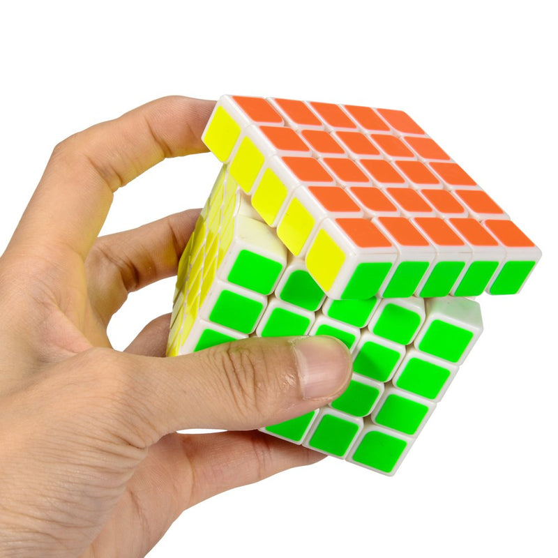 D ETERNAL QiYi QiZheng 5x5 High Speed Magic Cube Puzzle Toy