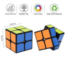 D ETERNAL  Speed Cube 2x2 High Speed Puzzle Cube,Black