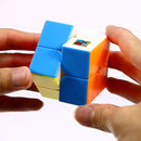 D ETERNAL MoYu Speed Cube Combo Set of 2X2 and 3x3 High Speed Stickerless Cube