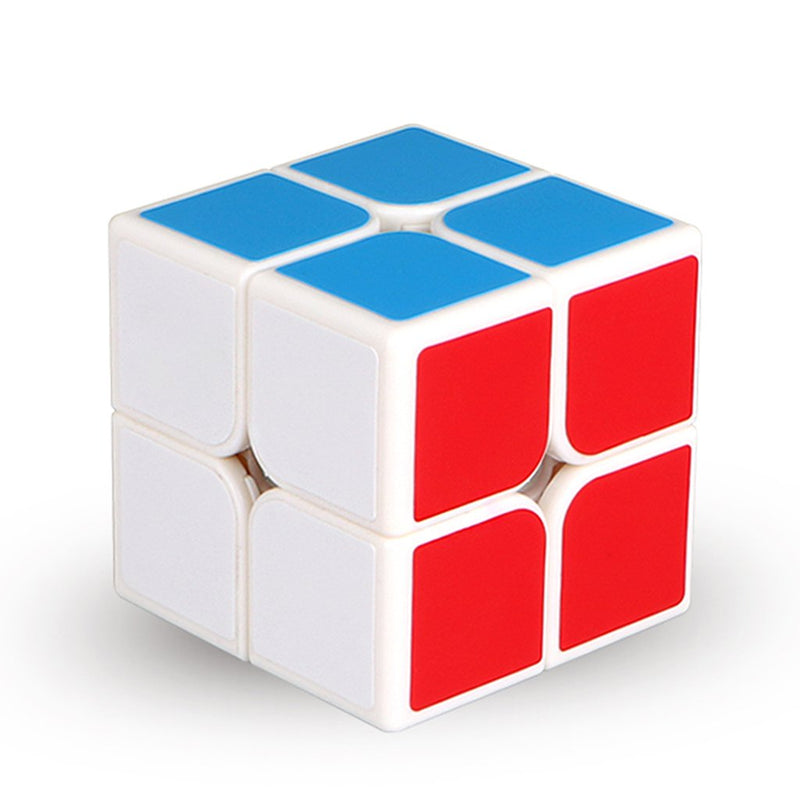 D ETERNAL MoYu 2x2 High Speed Magic Puzzle Cube,White