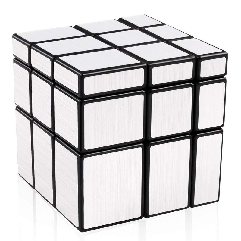 D ETERNAL Magic Silver  Mirror Cube High Speed Cube Puzzle Toys