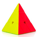 D ETERNAL Cube Combo of 5x5 and Pyraminx Pyramid Triangle High Speed Stickerless Magic Puzzle Cube