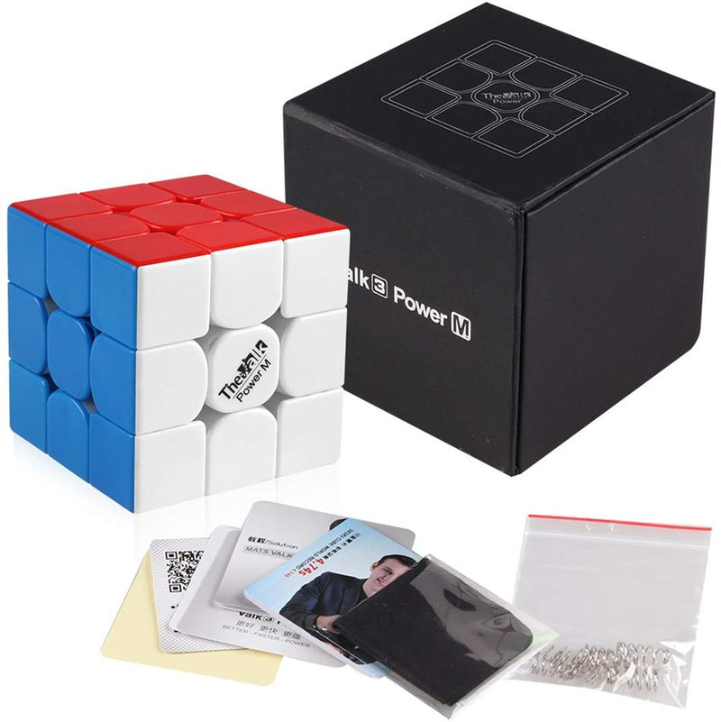 D ETERNAL QiYi MoFangGe The Valk 3 Power (M) 3x3x3 Magnetic Stickerless Magic Professional Speed Cube 3X3