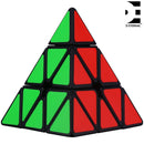 D ETERNAL Pyramid Cube 3x3 Speed Triangle Pyraminx Puzzle Cube