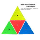 D ETERNAL Speed Cube Combo of Skewb & Pyraminx Pyramid Triangle Puzzle Cube Set