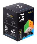 D ETERNAL Magnity 3M Cube 3x3 (Magnetic) Stickerless Magic Speed Cube Puzzle Game for Kids (Magnity 3M 3x3 (Magnetic))
