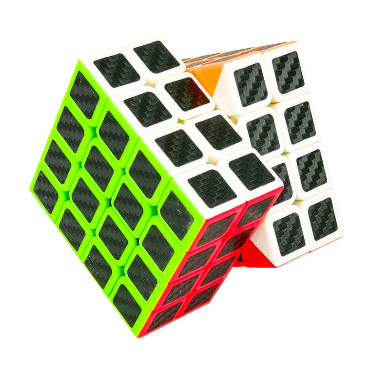 D ETERNAL Carbon Sticker  Speed Cube 4x4 High Speed Magic Puzzle Cube(Carbon Sticker)