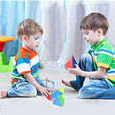 D ETERNAL Cube Combo of 2x2 and Pyraminx Pyramid Triangle High Speed Stickerless Magic Puzzle Cube