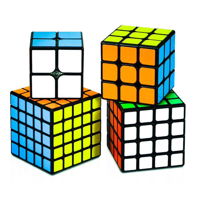 D ETERNAL MoYu  High Speed Magic Cube Combo Set of 2x2 3x3 4x4 5x5 Puzzle