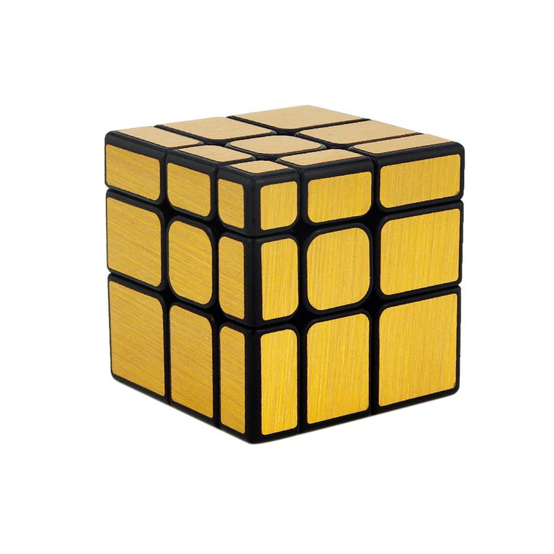 D ETERNAL MoYu MeiLong 3x3 Gold Mirror High Speed Magic Puzzle Cube Toy