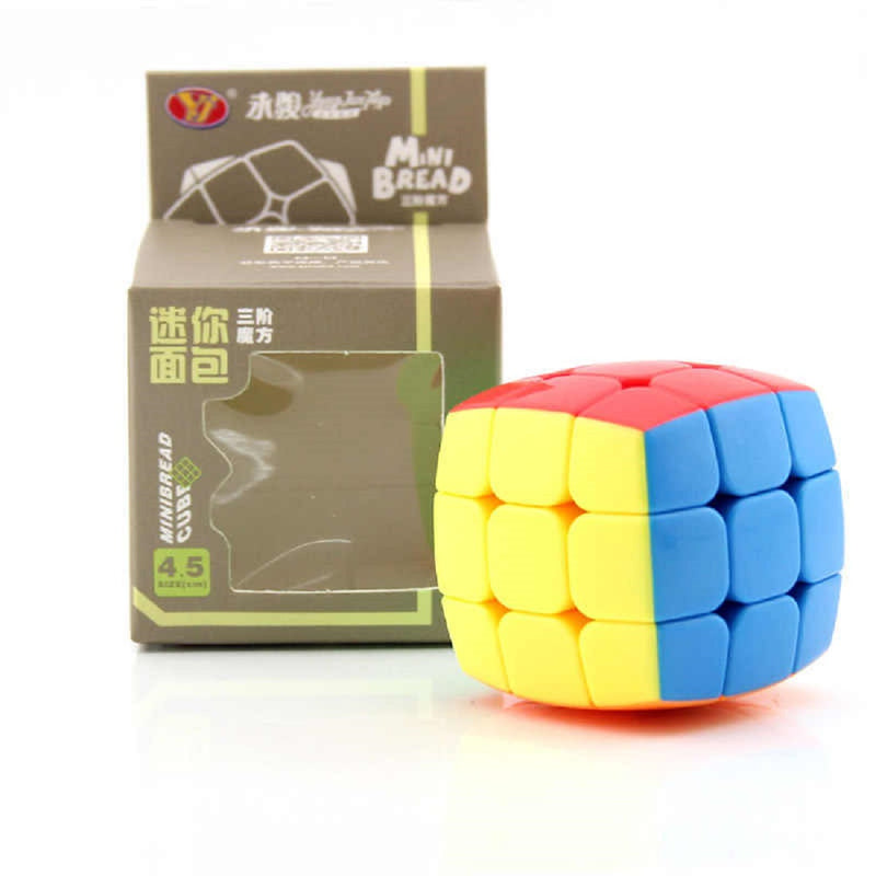 D ETERNAL YJ Mini 3x3x3 High Speed Stickerless Puzzle Cube,3.5Cm