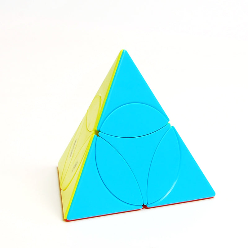 D ETERNAL QiYi Coin Tetrahedron stickerless Magic Cube Puzzle