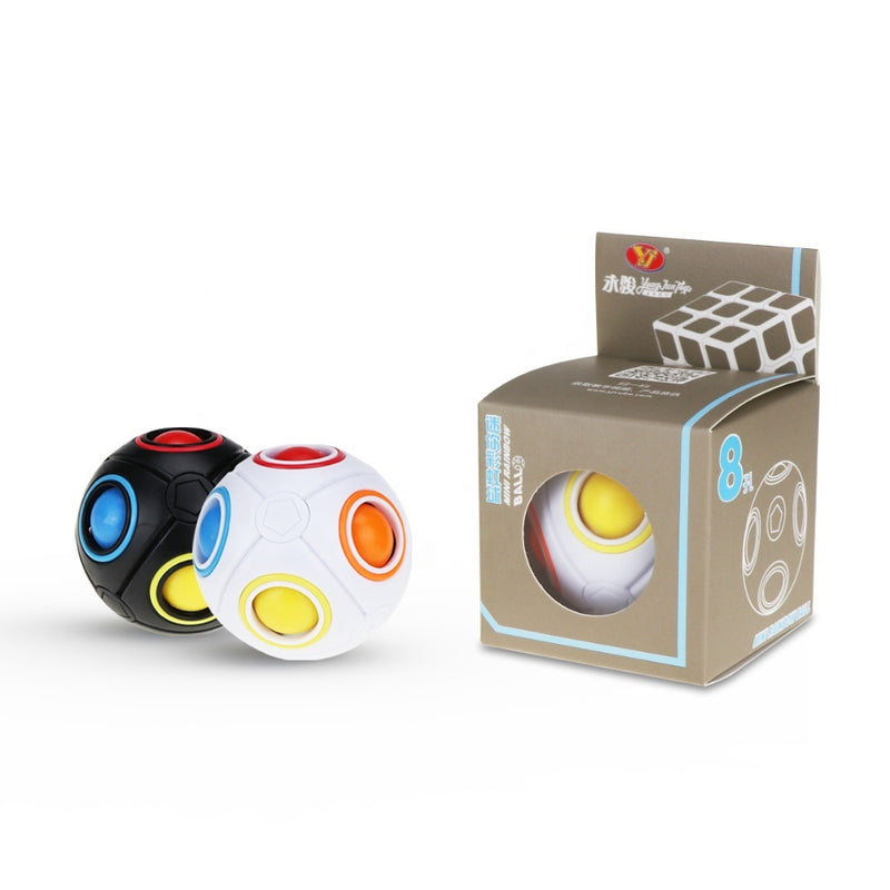D ETERNAL YJ Magic Rainbow Ball Goti Fidget brainteaser Toy Puzzle Cube