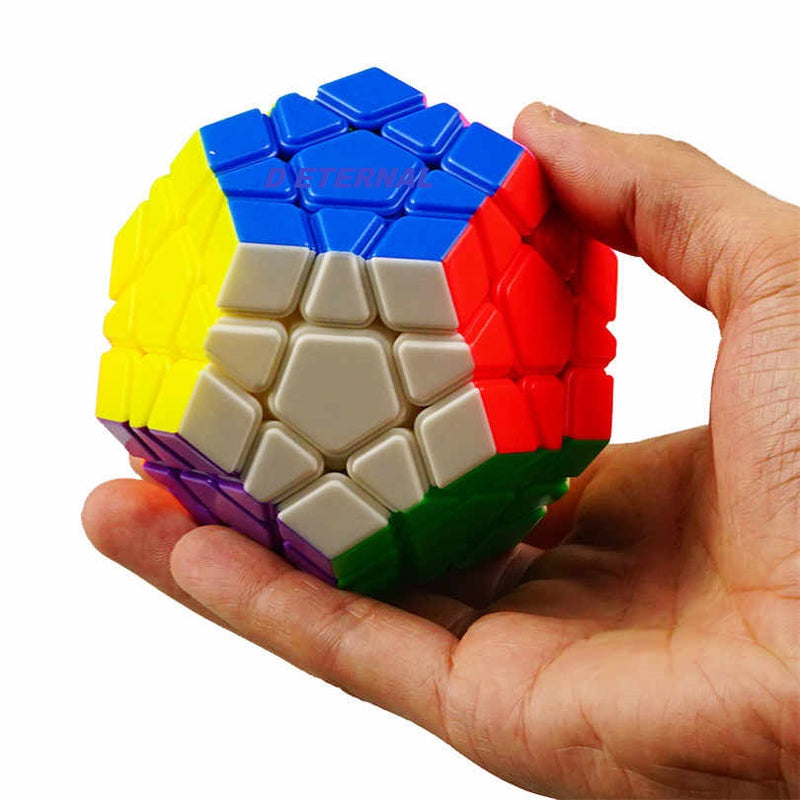 D ETERNAL YJ RuiHu Megaminx 3x3x3 High Speed Stickerless Puzzle Cube