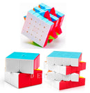 D ETERNAL Speed Cube Combo of 2x2 4x4 & 5X5 high Speed stickerless Puzzle Cube Set