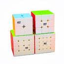 D ETERNAL QiYi Combo Cube Set of 2x2 3x3 4x4 5x5 High Speed Stickerless Magic Puzzle Game