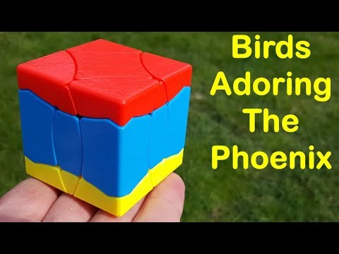 D ETERNAL Sengso Phoenix Cube Hundred Birds and Phoenix Shaped Colorful Magic Cube