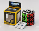 D ETERNAL QiYi Gear Cube Cylinder Barrel Shaped Speed Magic Cube Puzzle (Tiled)