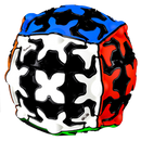 D ETERNAL QiYi Gear Cube Sphere Shaped Speed Magic Cube Puzzle (Tiled)